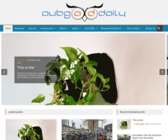 Aubgdaily.com(AUBG Daily) Screenshot