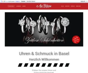 Aubijoubasel.ch(Das Familienunternehmen mit Tradition seit 1656 stellt sich vor) Screenshot
