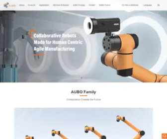 Aubo-Cobot.com(AUBO Collaborative Robot) Screenshot