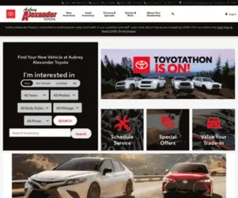 Aubreyalexandertoyota.com(Aubreyalexandertoyota) Screenshot