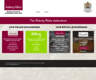 Aubreyallen.co.uk(Online Butchers) Screenshot