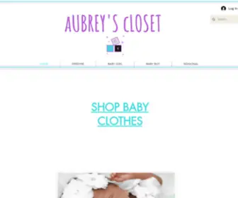 Aubreys-Closet.com(Preemie and Newborn Clothes) Screenshot