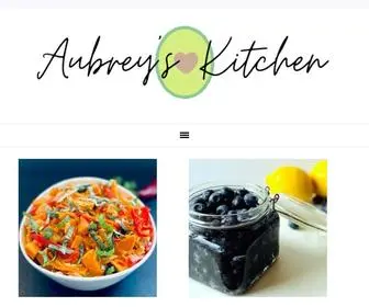 Aubreyskitchen.com(Aubrey's Kitchen) Screenshot