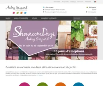 Aubry-Gaspard.com(Grossiste en vannerie) Screenshot