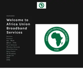 Aubstelecom.com(Africa Union Broadband Services) Screenshot