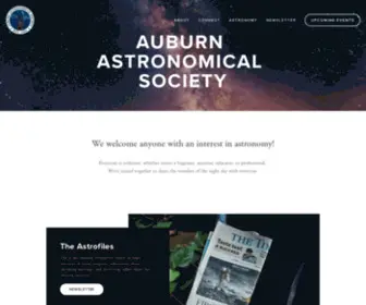 Auburnastro.org(Auburn Astronomical Society) Screenshot