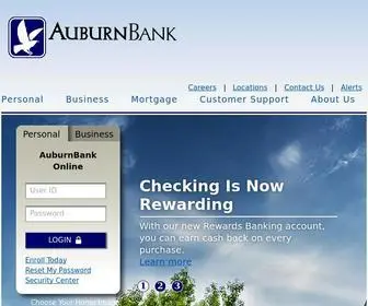 Auburnbank.com(Community bank) Screenshot