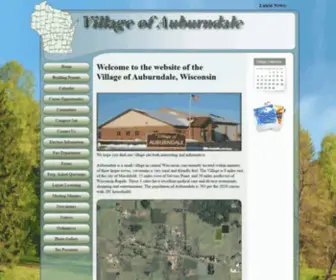 Auburndalewi.com(Village of Auburndale Website) Screenshot