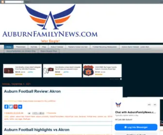 Auburnfamilynews.com(The Auburn University) Screenshot