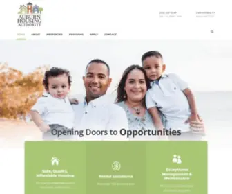 Auburnha.org(Opening Doors to Opportunities) Screenshot