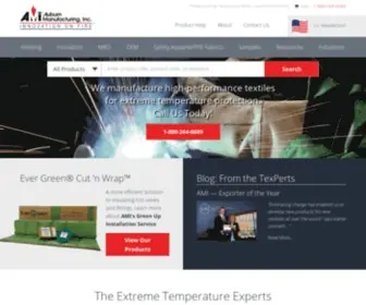 Auburnmfg.com(Heat Resistant Fabrics) Screenshot