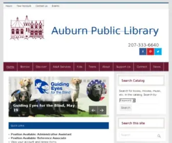 Auburnpubliclibrary.org(Auburn Public Library) Screenshot