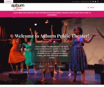 Auburnpublictheater.org(Our Mission) Screenshot