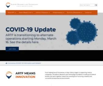 Auburnrtf.org(Auburn Research &amp; Technology Foundation) Screenshot