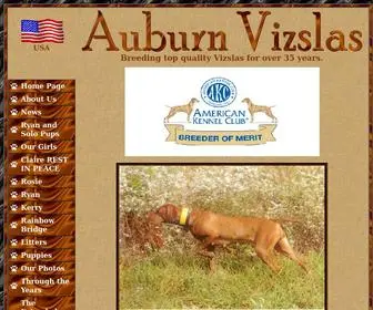 Auburnvizslas.com(Auburn Vizslas) Screenshot