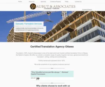 Aubutassociates.com(Aubut & Associates) Screenshot