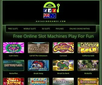 Aucasinogames.com Screenshot