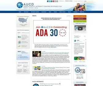 AuCD.org(AUCD Home) Screenshot