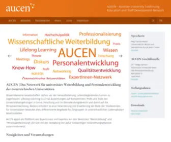 Aucen.ac.at(Aucen) Screenshot
