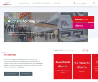 Auchan-Holding.com(Elles exercent des métiers complémentaires) Screenshot