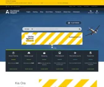 Auckland-Airport.co.nz(Auckland Airport) Screenshot