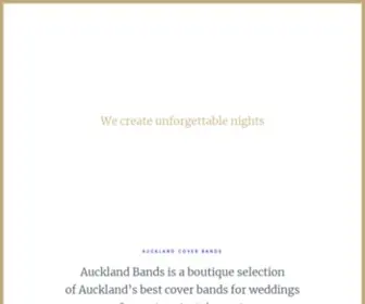 Aucklandbands.co.nz(Auckland Bands) Screenshot