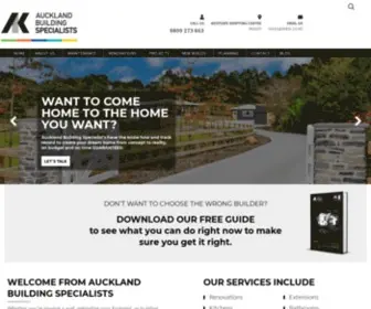 Aucklandbuildingspecialists.co.nz(Auckland Building Specialists) Screenshot