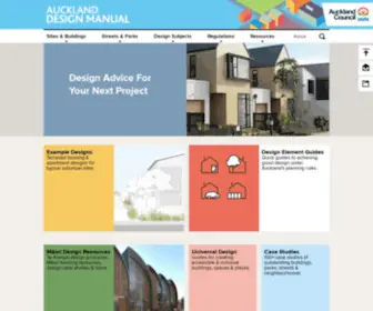 Aucklanddesignmanual.co.nz(Free Design Advice for Homes) Screenshot