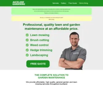 Aucklandgardening.co.nz(Auckland Gardening) Screenshot