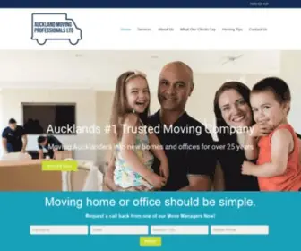 Aucklandmoving.co.nz(Auckland Moving Professionals House & Office Moving Company) Screenshot