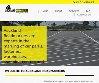 Aucklandroadmarkers.co.nz(Road & Line Marking Services) Screenshot