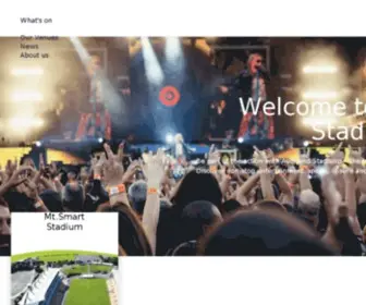 Aucklandstadiums.co.nz(Auckland Stadiums) Screenshot