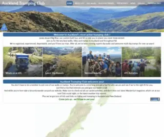 Aucktramping.org.nz(Auckland Tramping Club) Screenshot