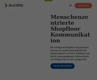 Aucobo.de(Die intelligente Shopfloor Management Kommunikationslösung) Screenshot