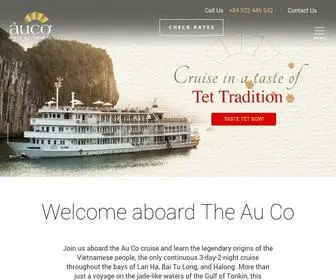 Aucocruises.com(The Au Co) Screenshot