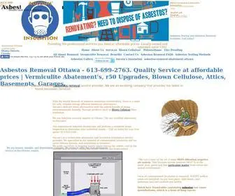 Aucoinsinsulation.com(Asbestos Insulation Removal Ottawa) Screenshot