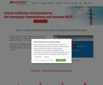 Auconet-IT.com(Network Visibility & Management with BICS) Screenshot