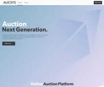 Aucsys.co.uk(Auction Systems) Screenshot