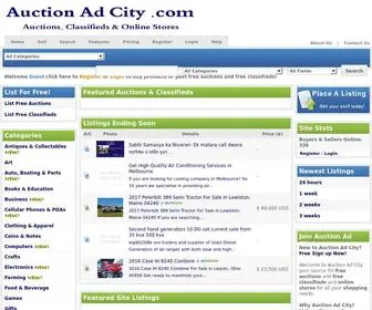 Auctionadcity.com(Add/List Auctions) Screenshot