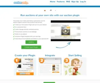 Auctionamigo.com(Auction Plugin to run auctions on your own website) Screenshot