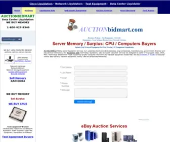 Auctionbidmart.com(Auctionbidmart Network Data Center Equipment Liquidation) Screenshot