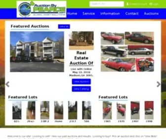 Auctionbypearce.com(Pearce & Associates Auction Company) Screenshot