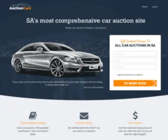 Auctioncars.co.za(Vehicle Auctions in SA) Screenshot