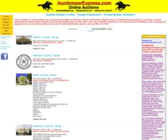 Auctioneerexpress.com(Auctioneerexpress) Screenshot