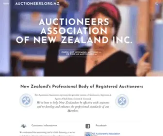 Auctioneers.org.nz(Auctioneers Association of NZ) Screenshot