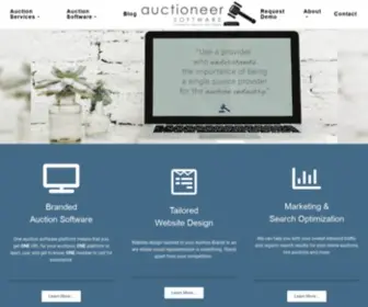 Auctioneersoftware.com(Online Auction Software) Screenshot