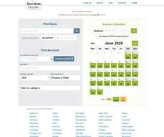 Auctionguide.com(Auction Guide) Screenshot