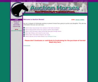 Auctionhorses.org(Auction Horses) Screenshot