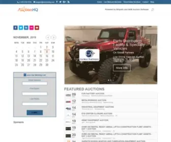 Auctionhq.com(Auction HQ) Screenshot