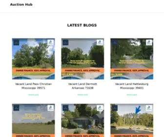 Auctionhubzu.com(Land and House Auctions) Screenshot